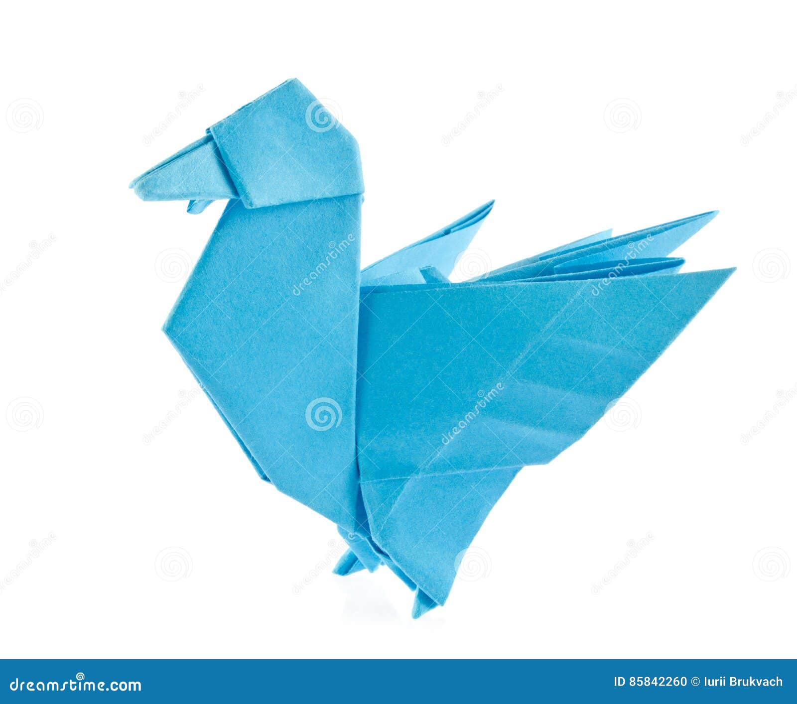 Origami Duck Stock Photo - Download Image Now - Origami, Bird