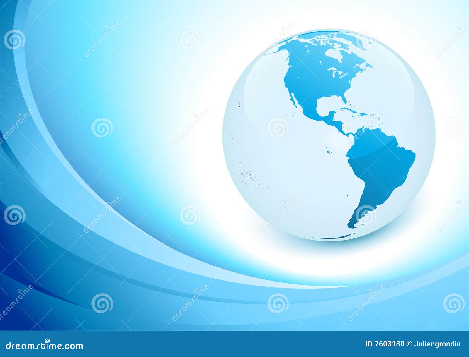 Blue earth stock vector. Illustration of backdrop, design - 7603180