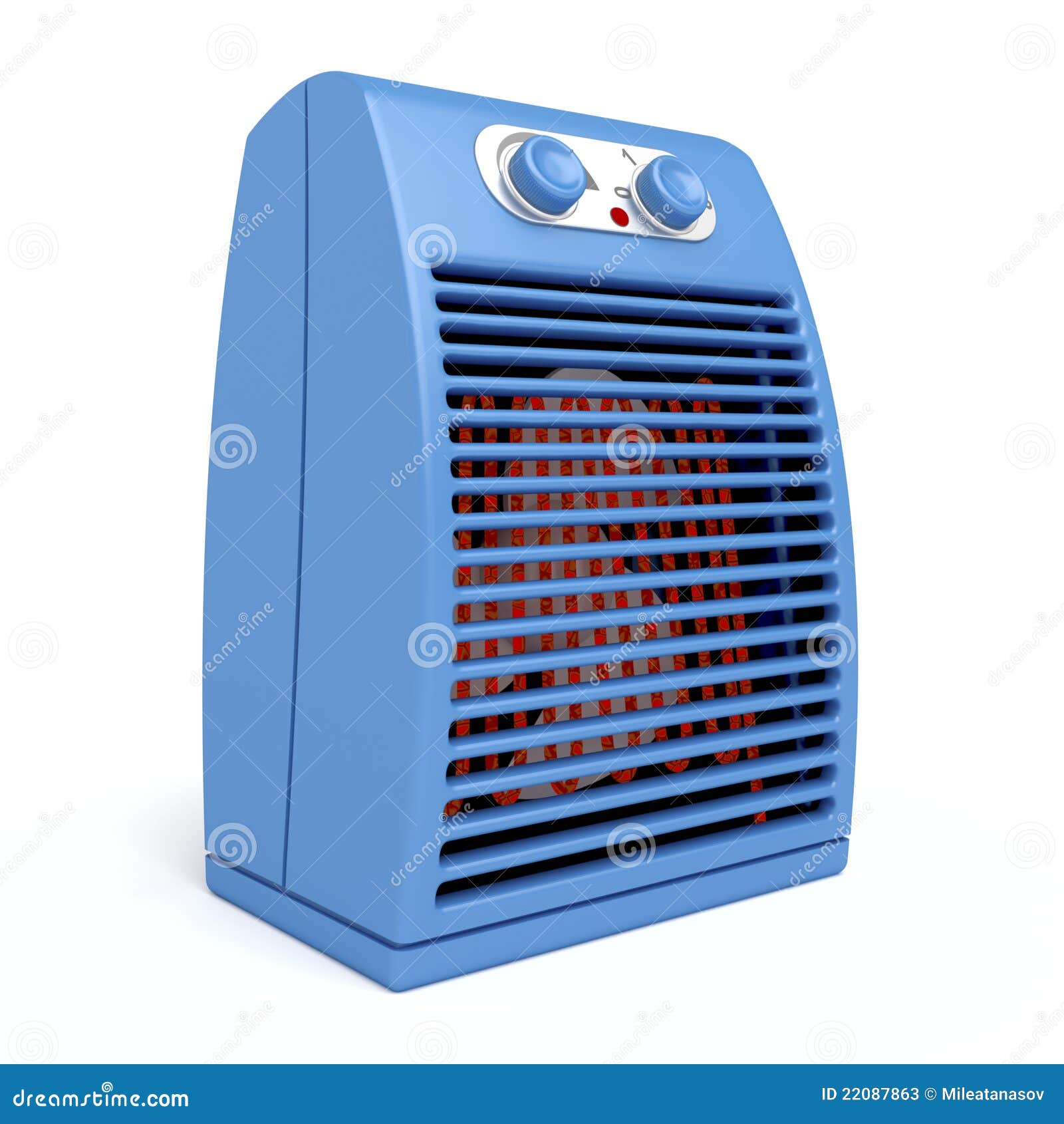 Electric Heater Safety RoyaltyFree Cartoon 6890816