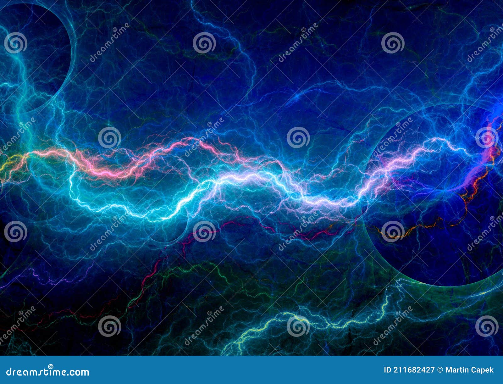 Blue Electrical Background, Stock Illustration Illustration of charge
