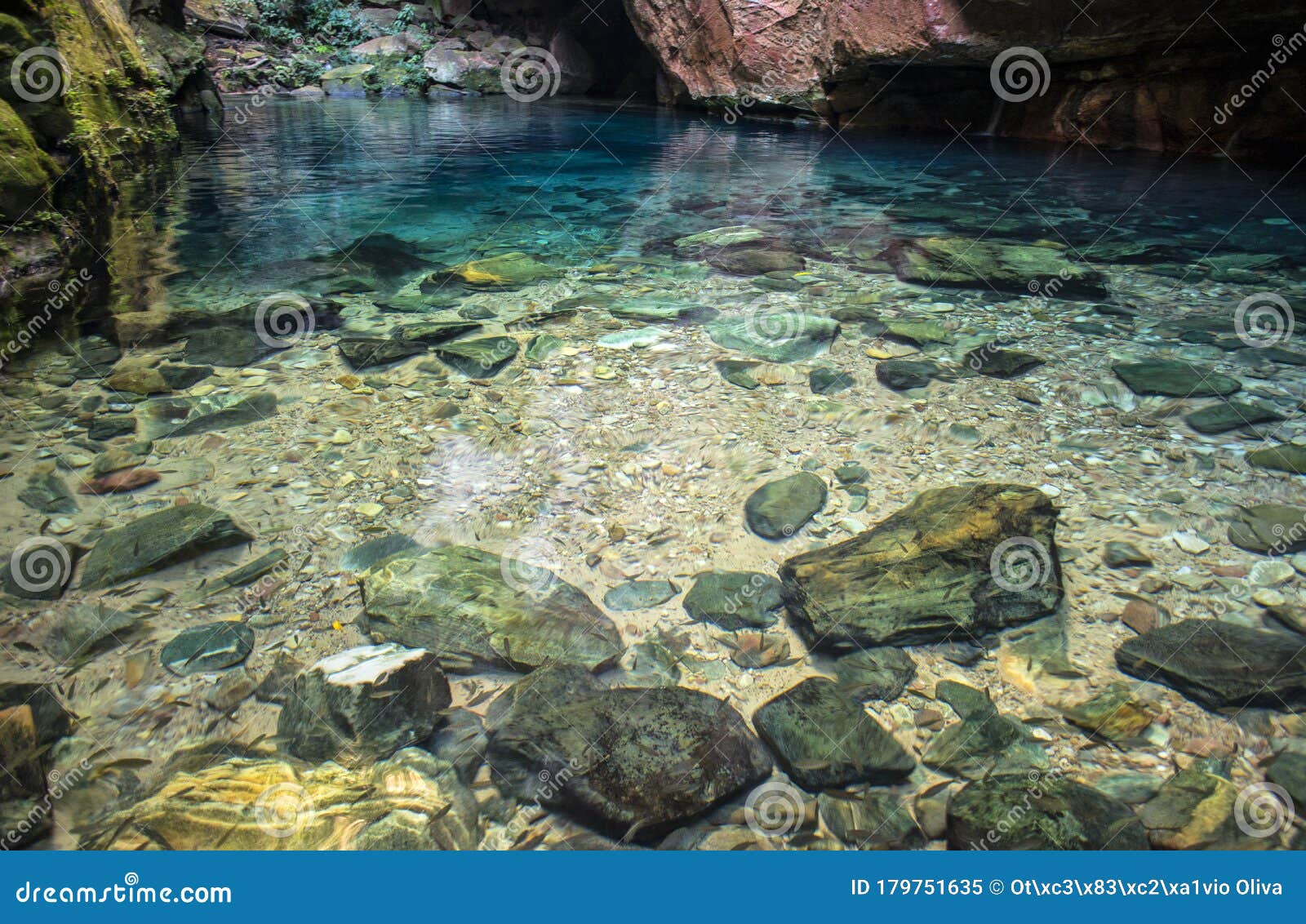 the blue enchant encanto azul in chapada das mesas, brazil