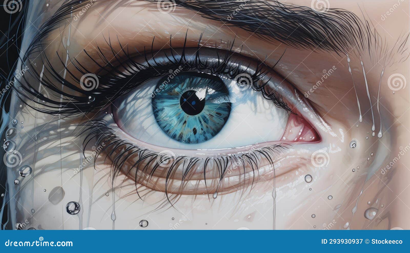 g's eyes: hyper-realistic eye paintings by ludo fenzi