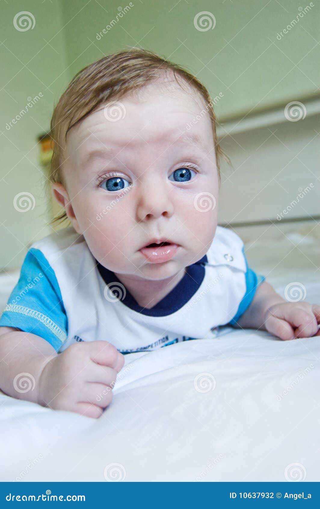 Blueeyed baby boy stock photo. Image of blue, positivity 10637932