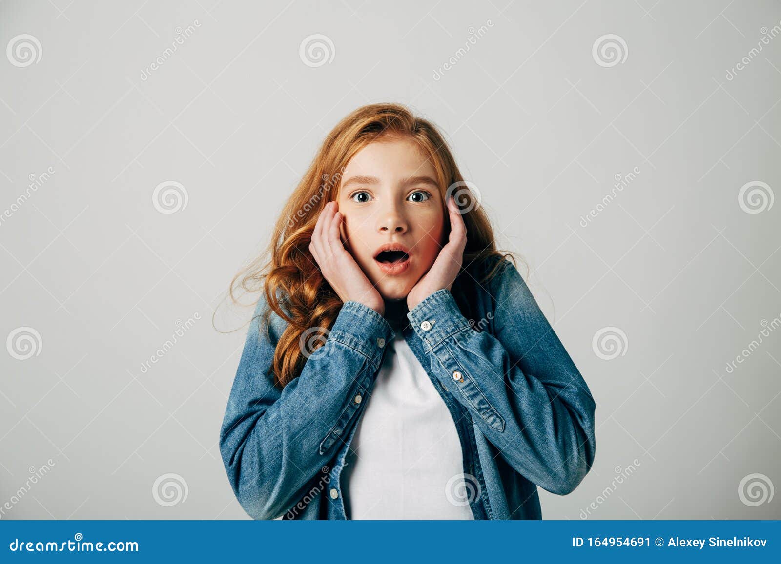 Scared Face Teen, Stock image