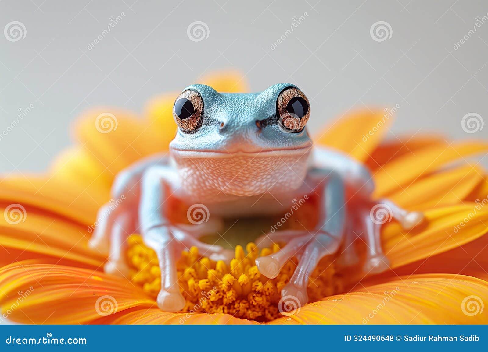 The Red Eyed Tree Frog Stock Photography 284488448