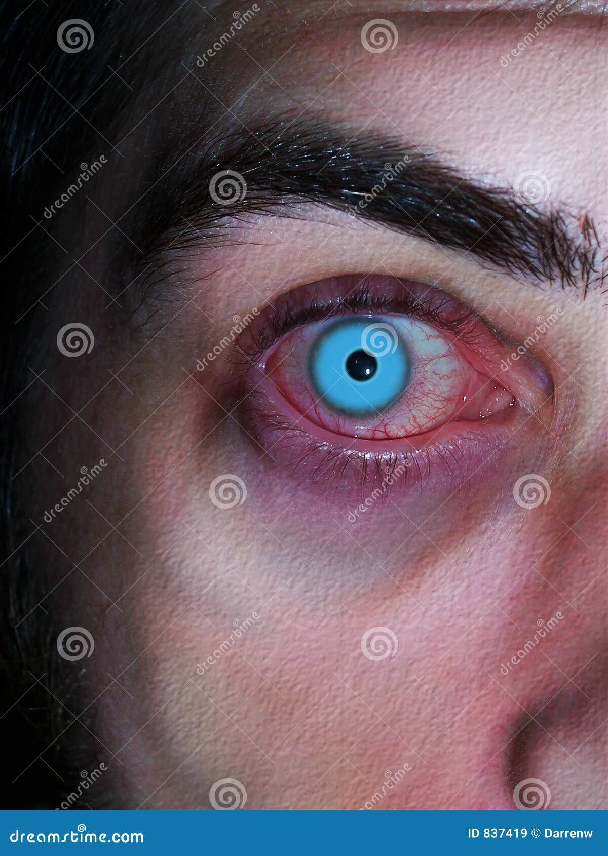Blueeyed Vampire stock image. Image of demonic, strange 837419