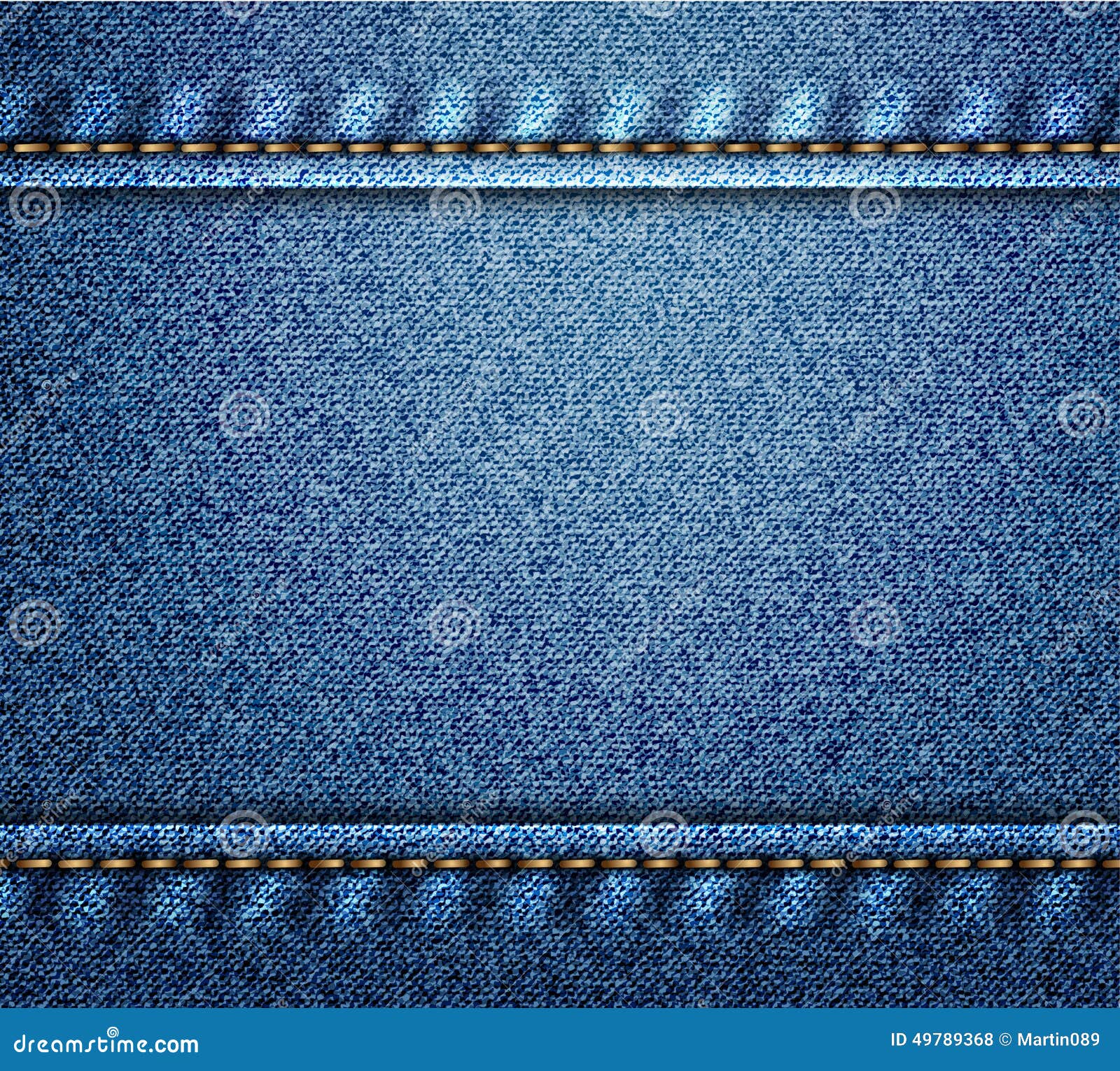 Blue denim banner stock vector. Illustration of clothing - 49789368