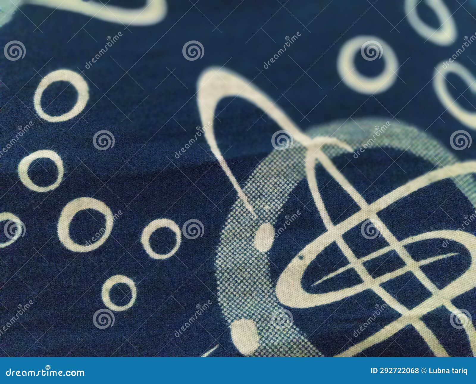 Blue Fabric Circle Dress White Beautiful Colour Stock Photo - Image of beautiful, dress: 292722068