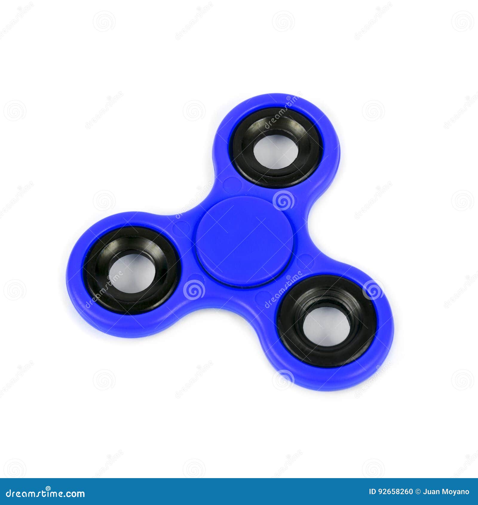 blue fidget spinner