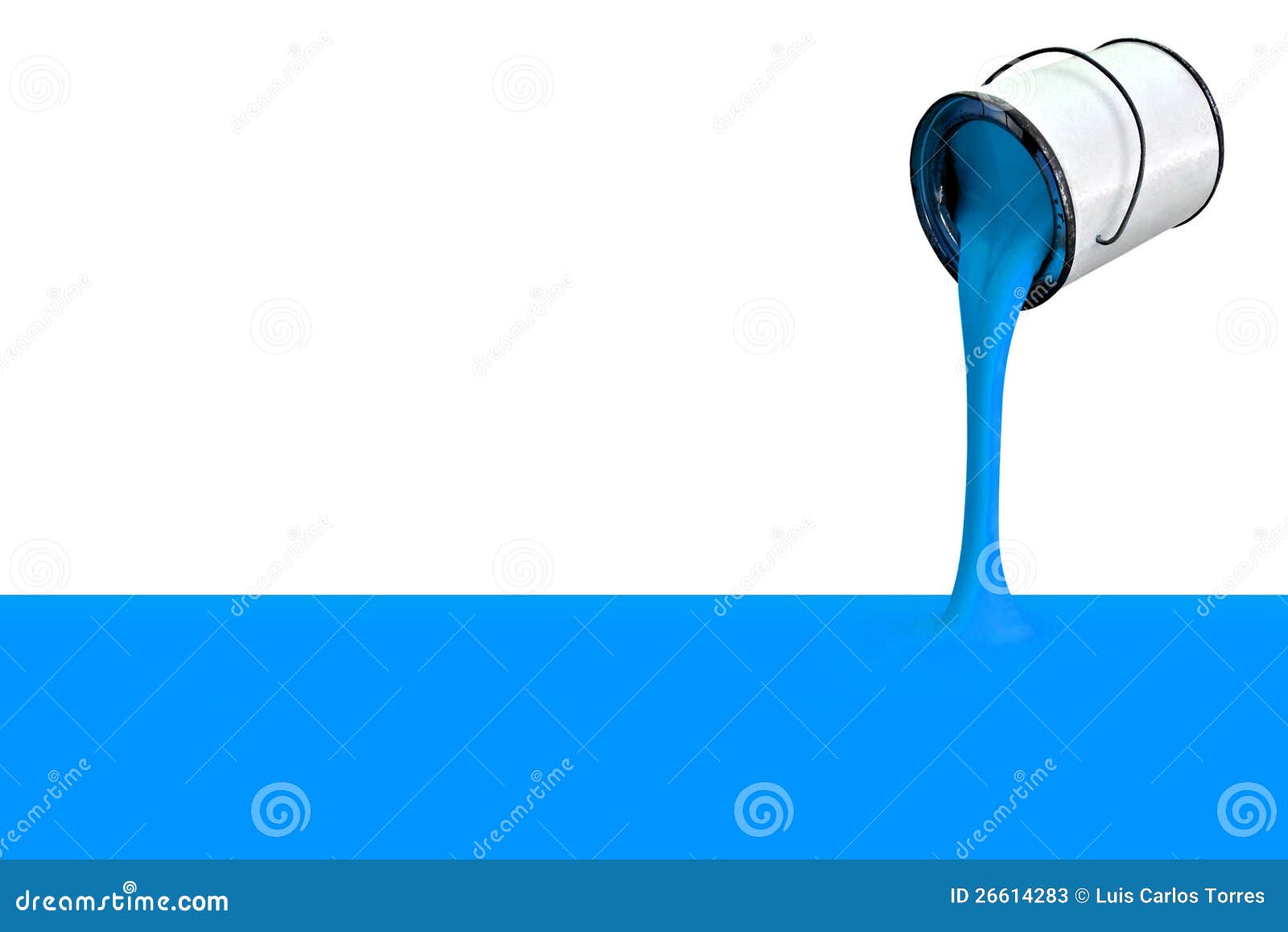 Blue filling stock image. Image of isolated, blank, creative - 26614283