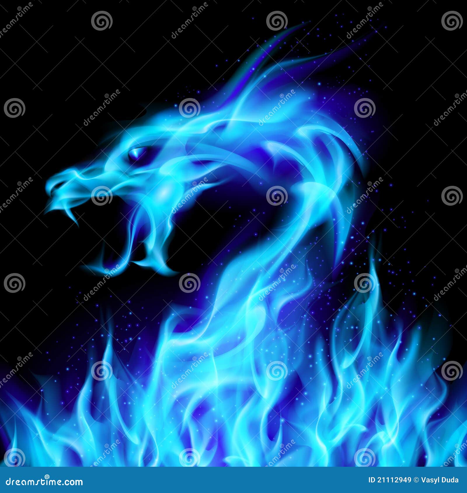 blue dragon wallpapers hd