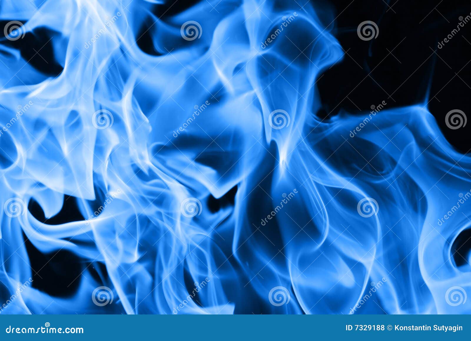 Blue fire flames stock photo. Image of flamable, energy - 7329188