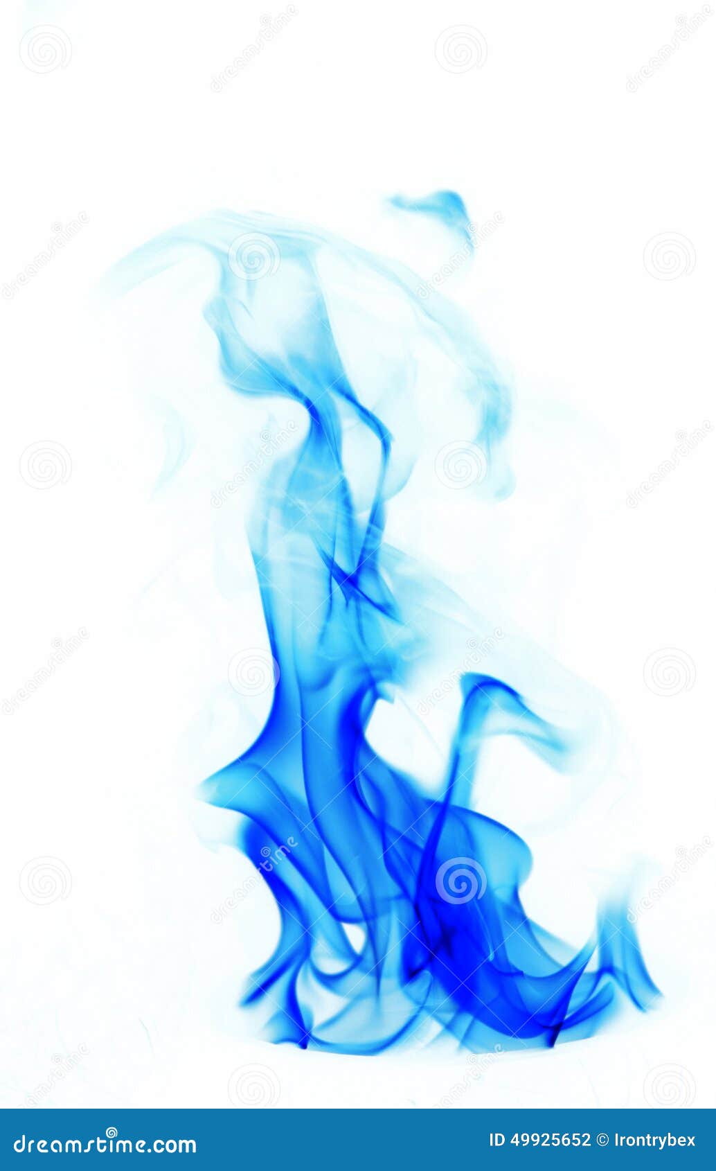 Blue Fire flames stock photo. Image of bonfire, dangerous 49925652