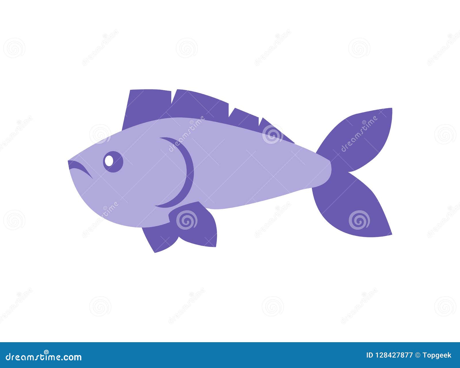 blue fish vertebrate animal  