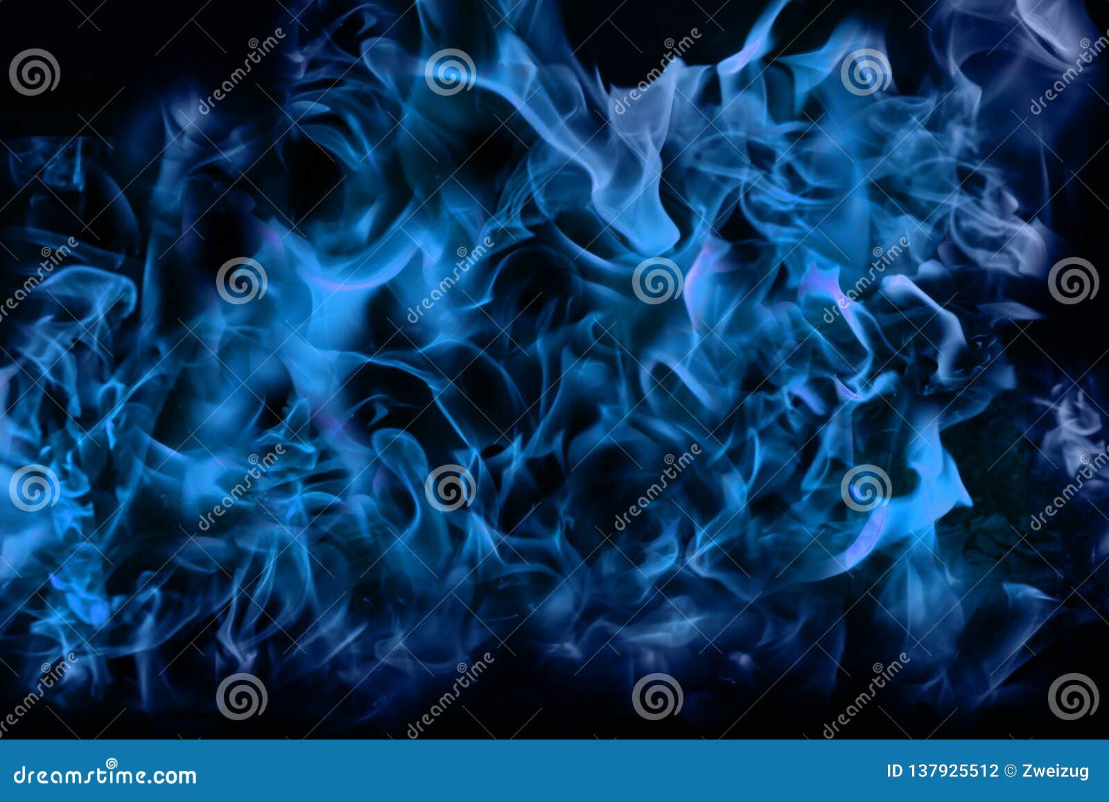 blue flame fire conceptual abstract texture background