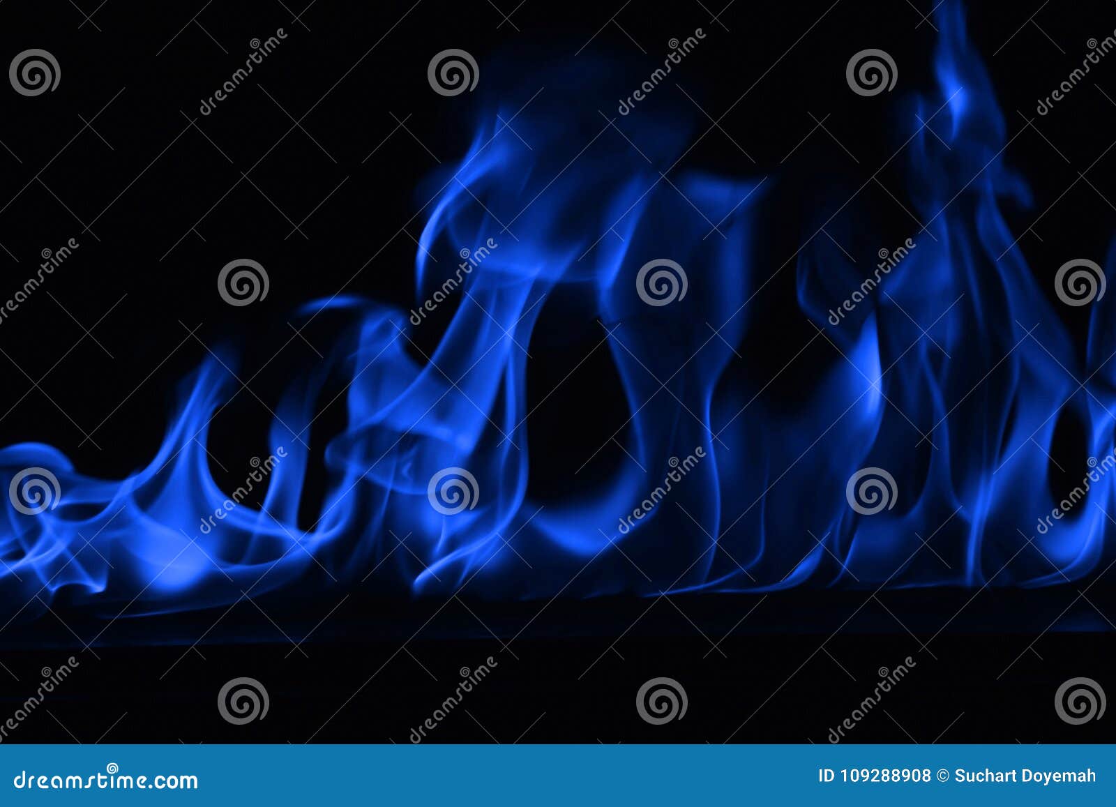blue flames of fire as abstract backgorund