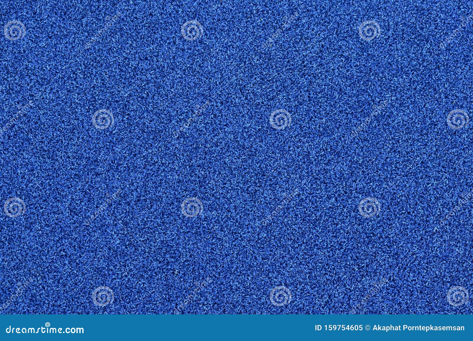 Blue Football Artificial Turf Texture and Background Stock Image