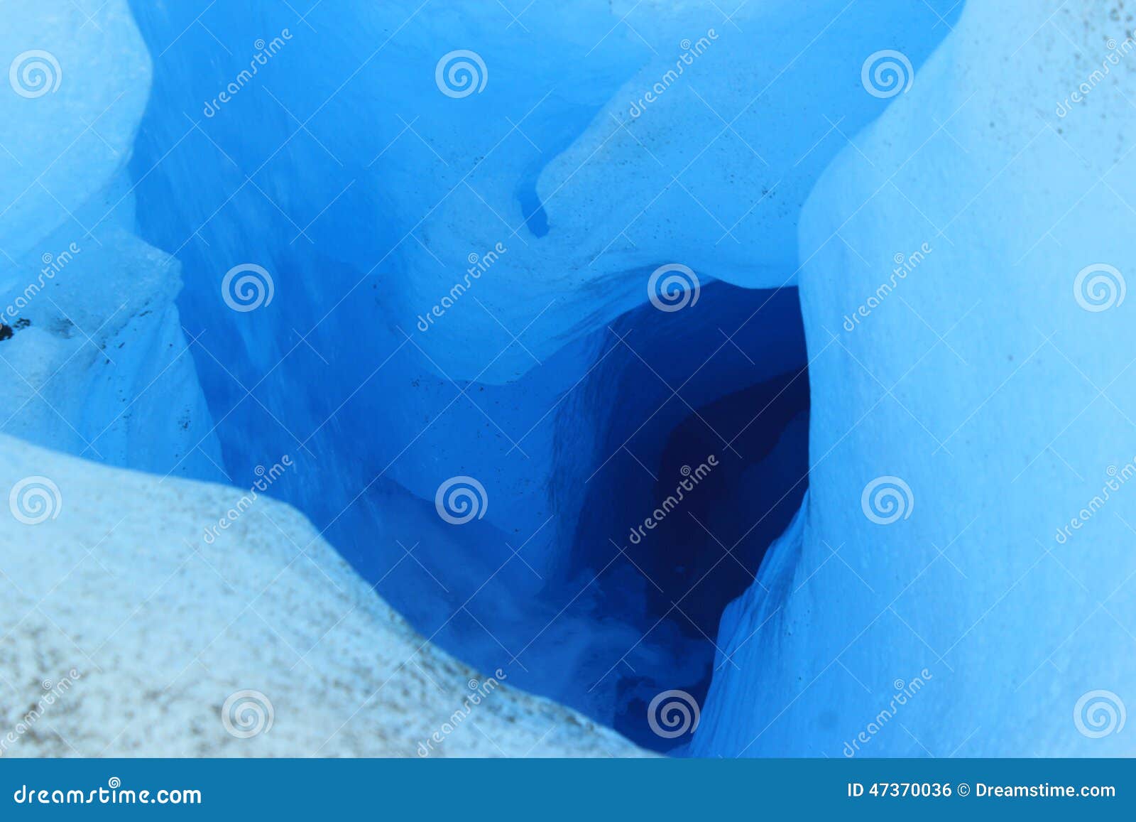 blue galcier ice