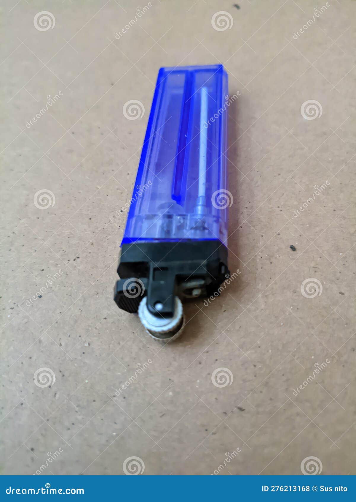 Blue Gas Lighters Can Be Taken Practically Anywhere Stock Photo Image