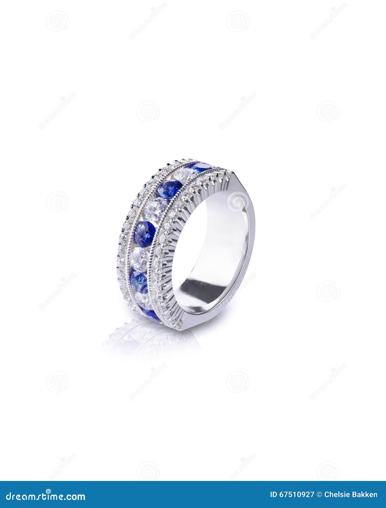 Blue Gemstone Ring stock image. Image of gemstone, beautiful 67510927