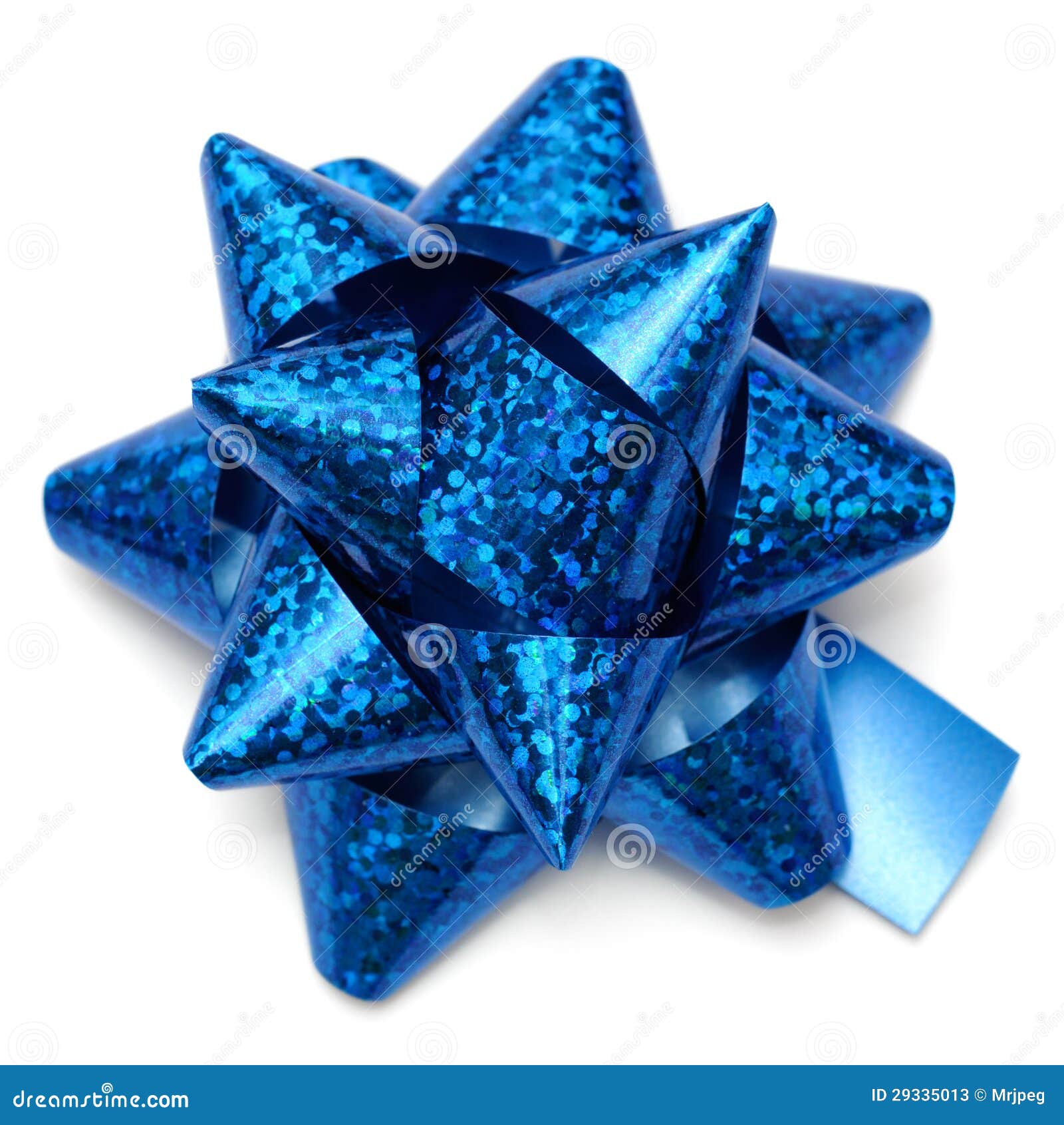 Blue Gift Bow stock image. Image of giftbow, gift, turquoise 29335013