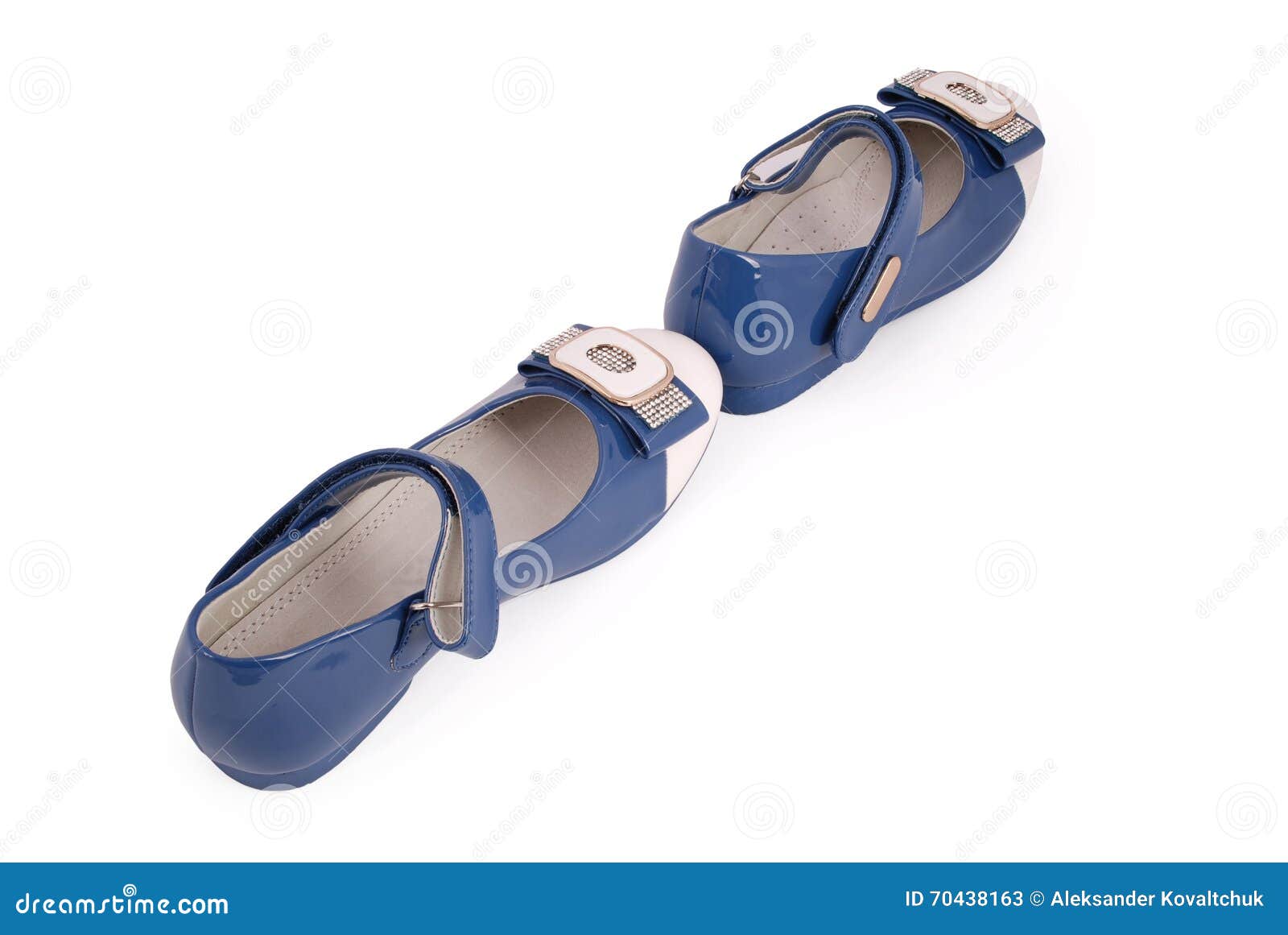 Blue girl shoes stock image. Image of background, fashion 70438163