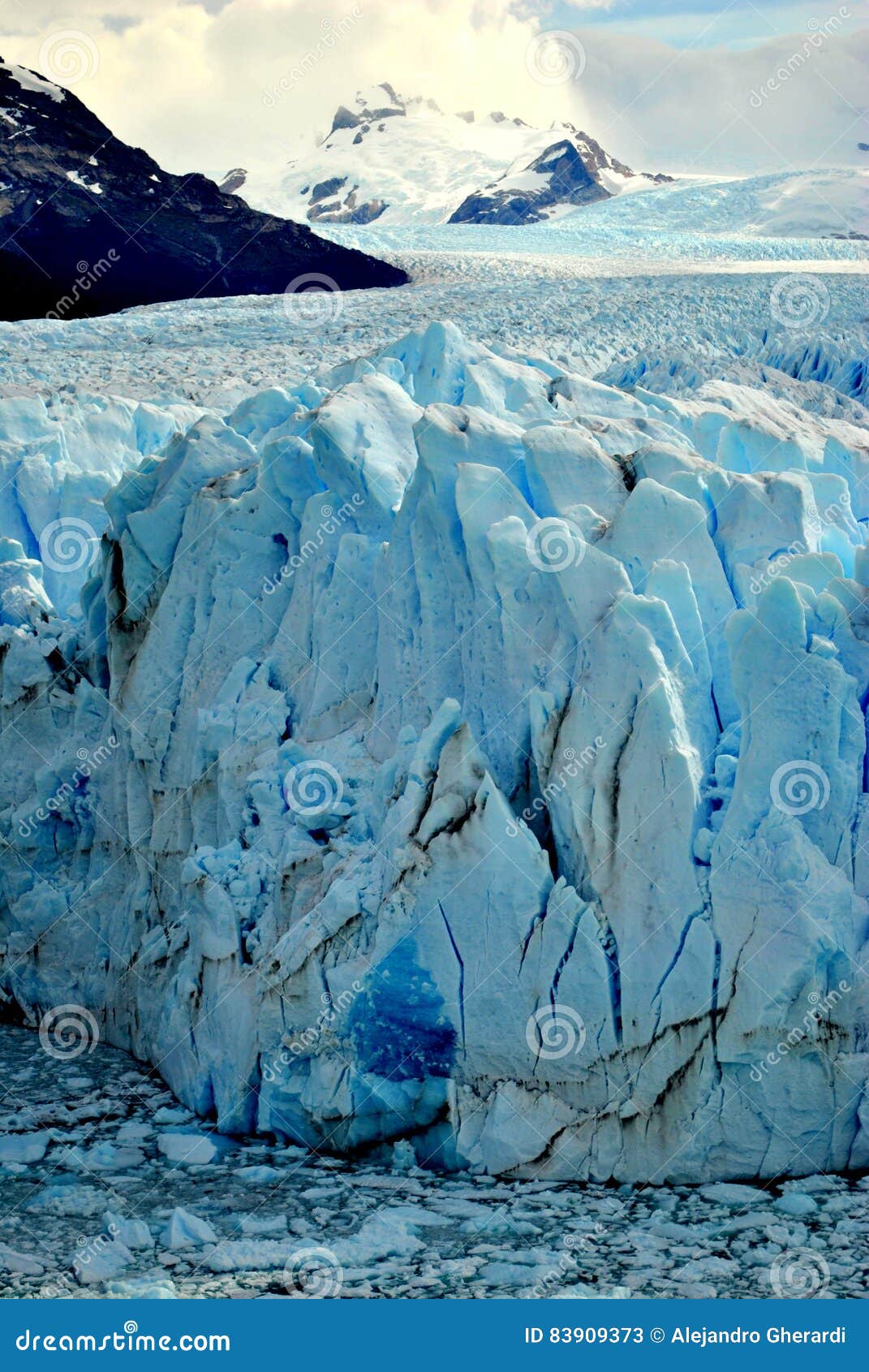 blue glaciers