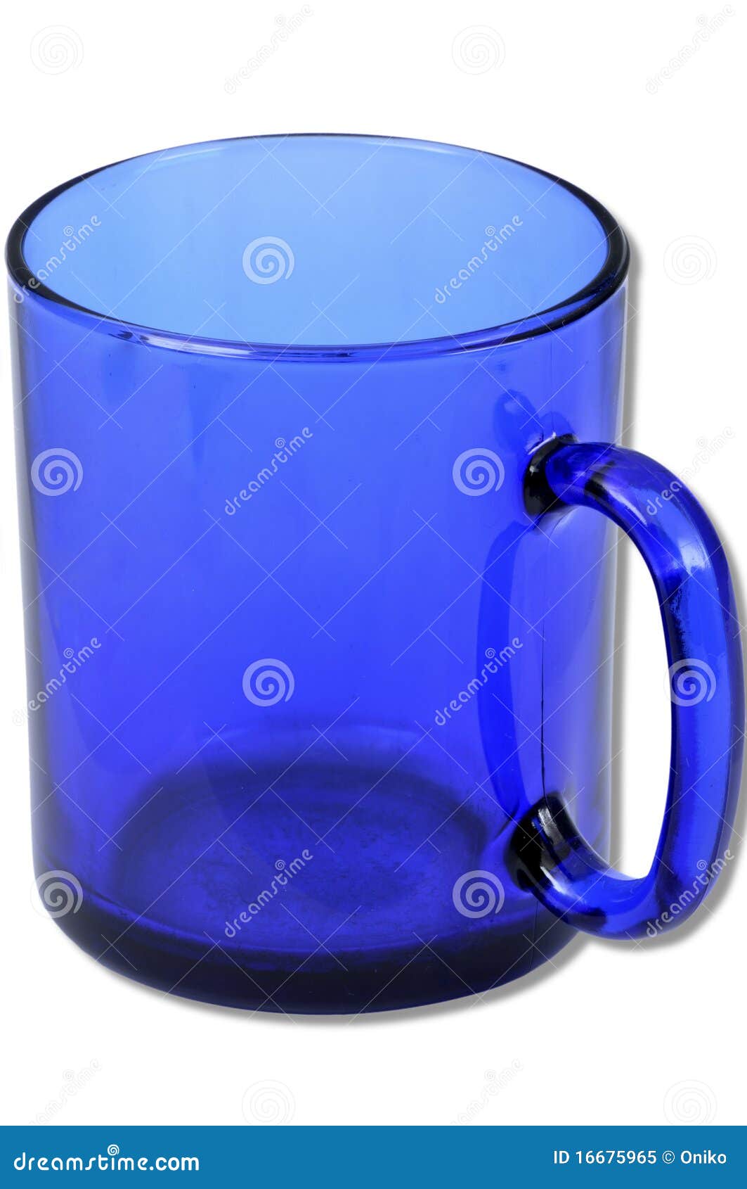 Blue glass cup stock image. Image of shape, bright, space 16675965