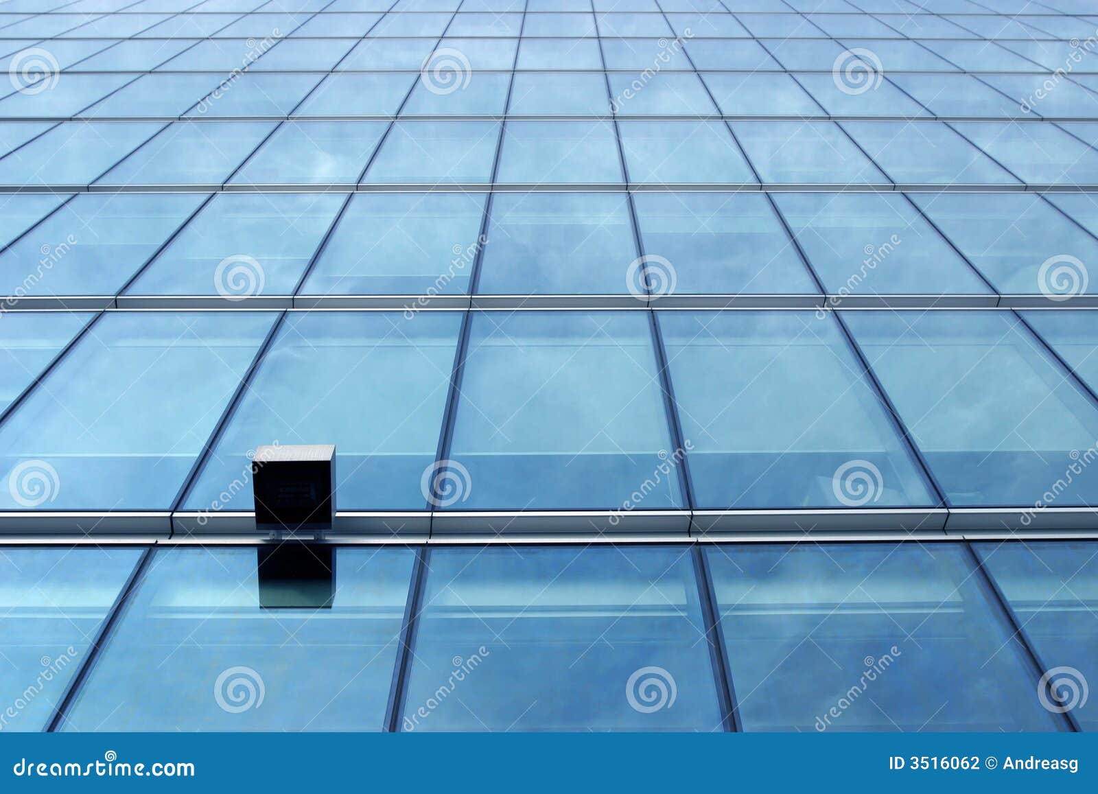 Blue glass wall stock photo. Image of construction, elevation 3516062