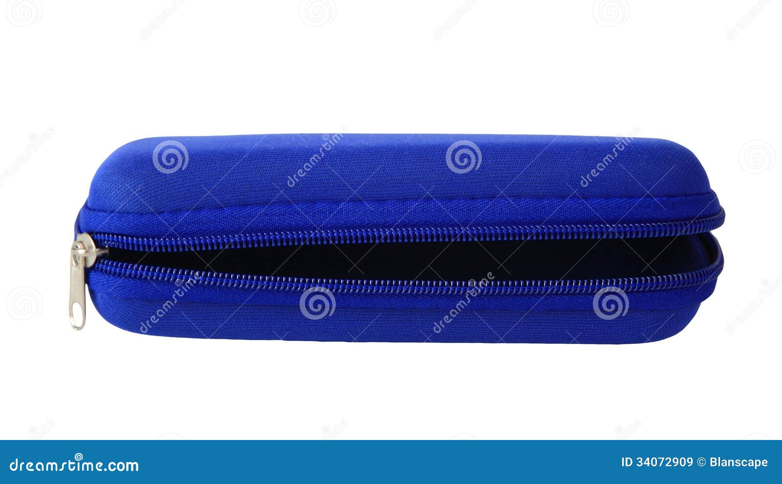 Blue Glasses Case Isolated on White Stock Image Image of style, blue