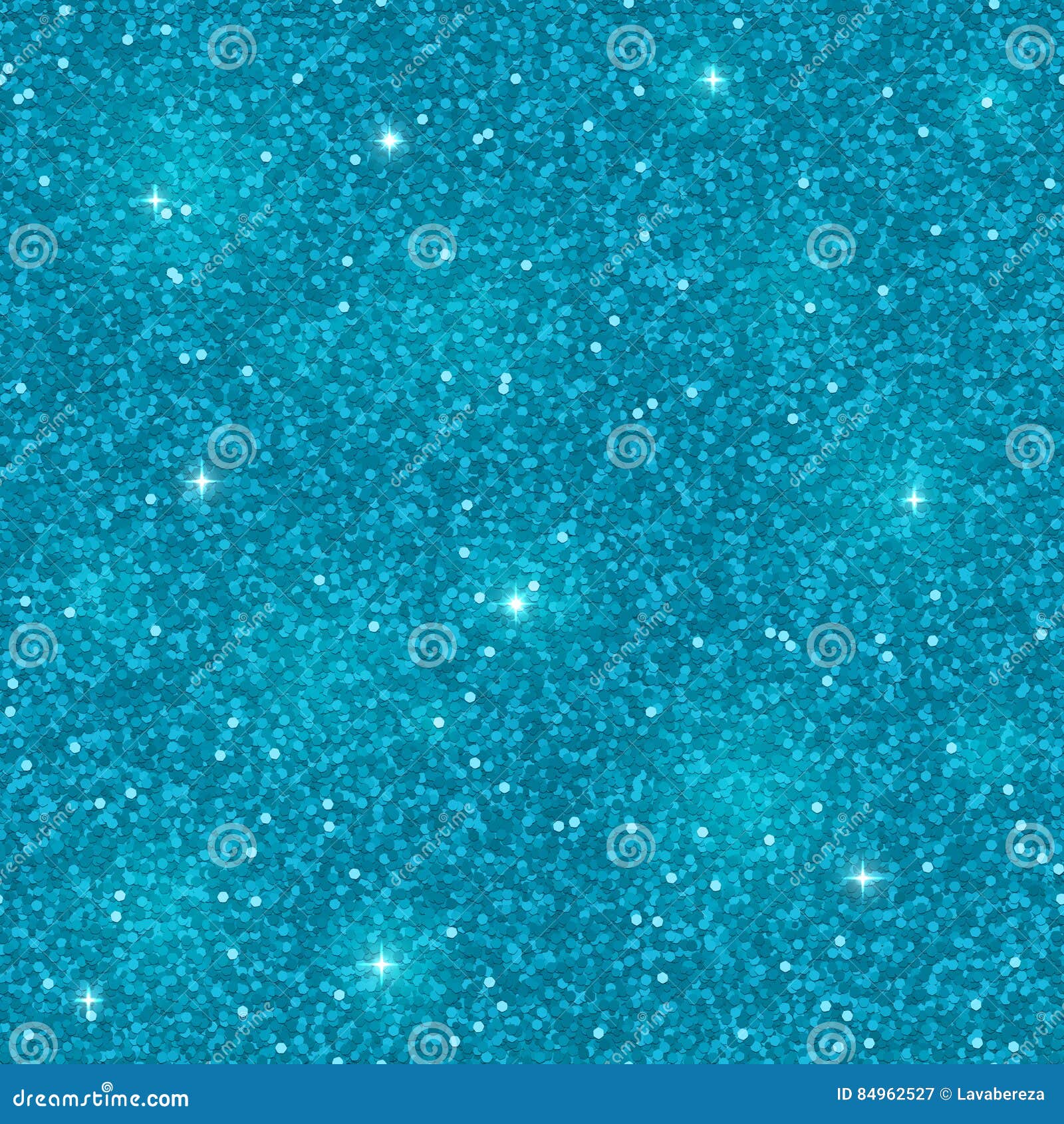 Blue Glitter Seamless Pattern. Vector Stock Vector - Illustration of