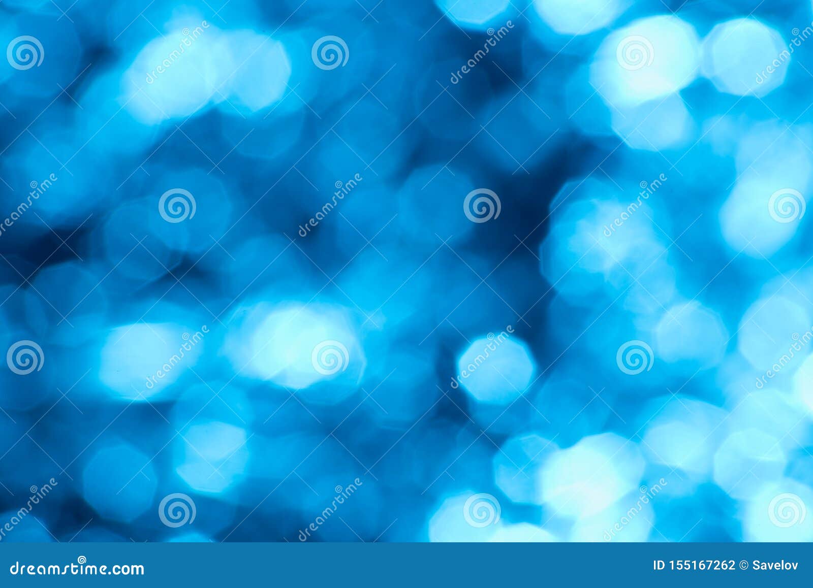 Blue Glowing Blurred Background with Bokeh Stock Photo - Image of magic,  blurred: 155167262