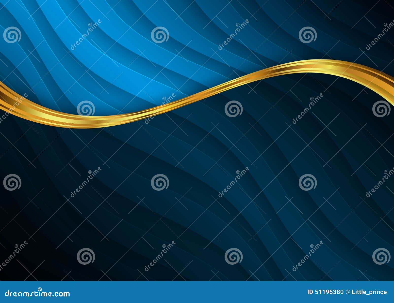Blue and Gold Abstract Background Template for Website, Banner, Business  Card, Invitation Stock Vector - Illustration of geometric, banner: 51195380