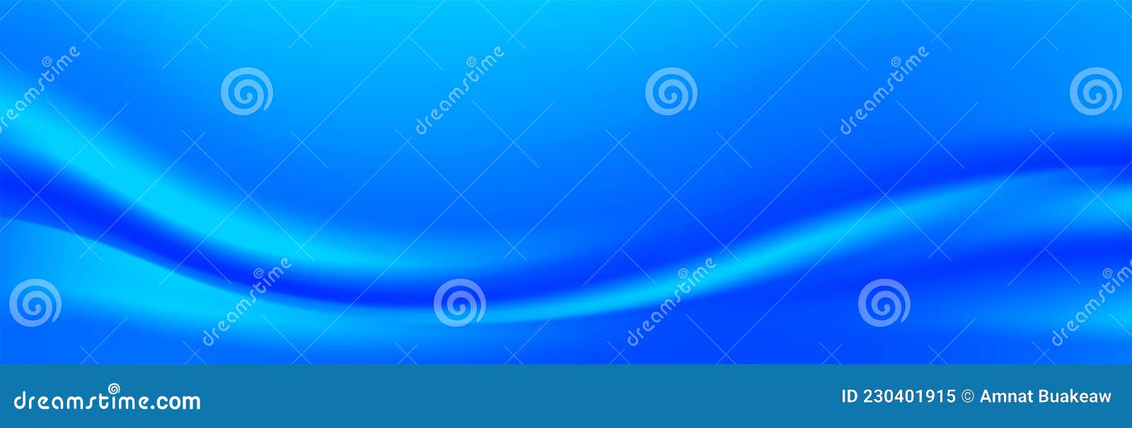 Blue Gradient Wave Soft for Banner Background, Light Blue Smooth