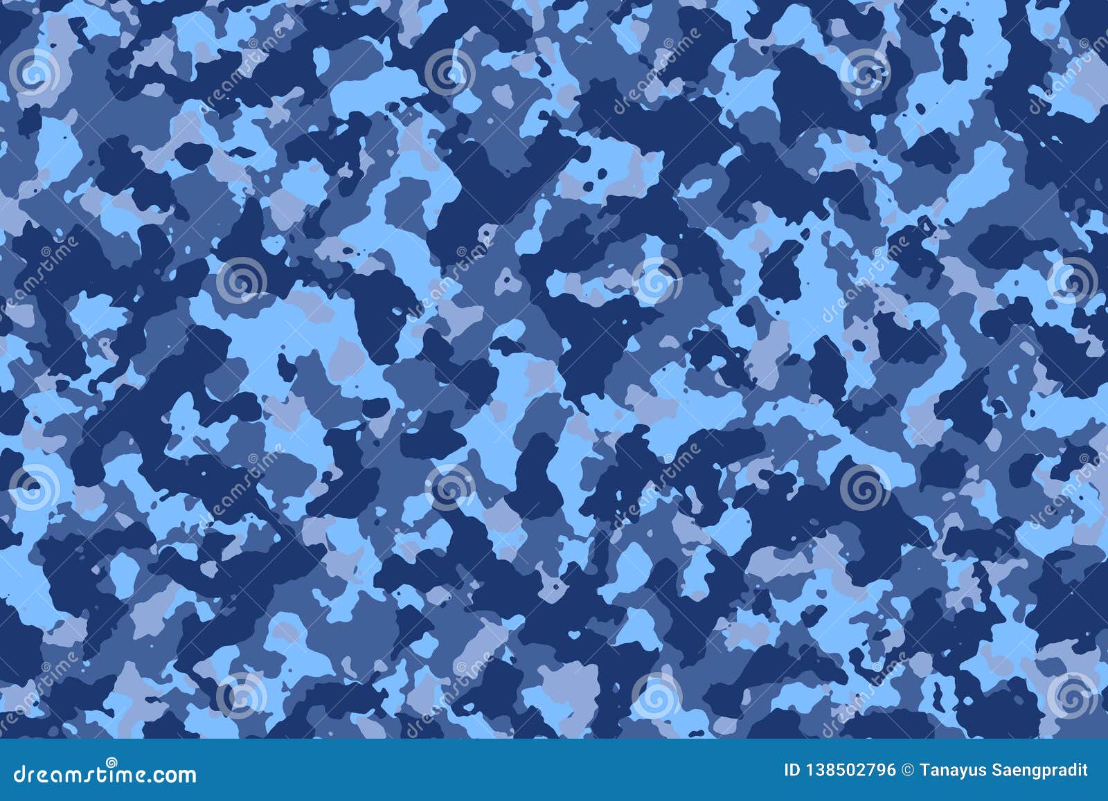 Blue Gray Camouflage Pattern Blackground Stock Illustration ...