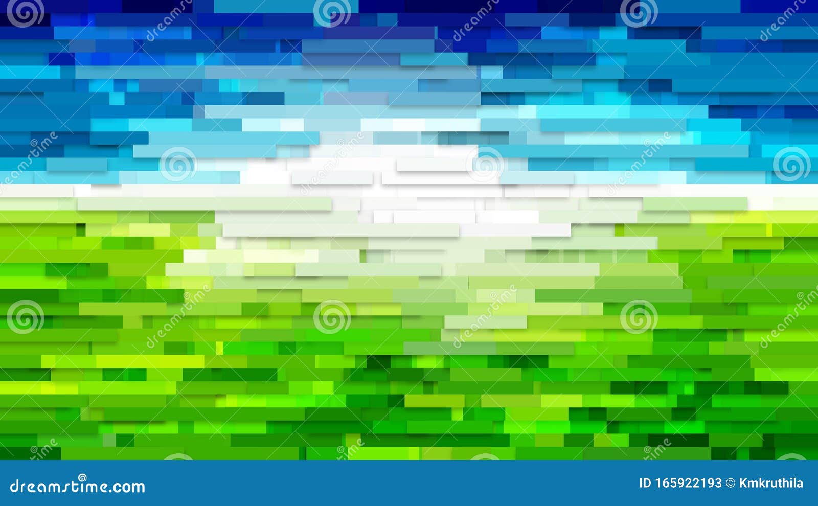 blue and green horizontal lines and stripes background