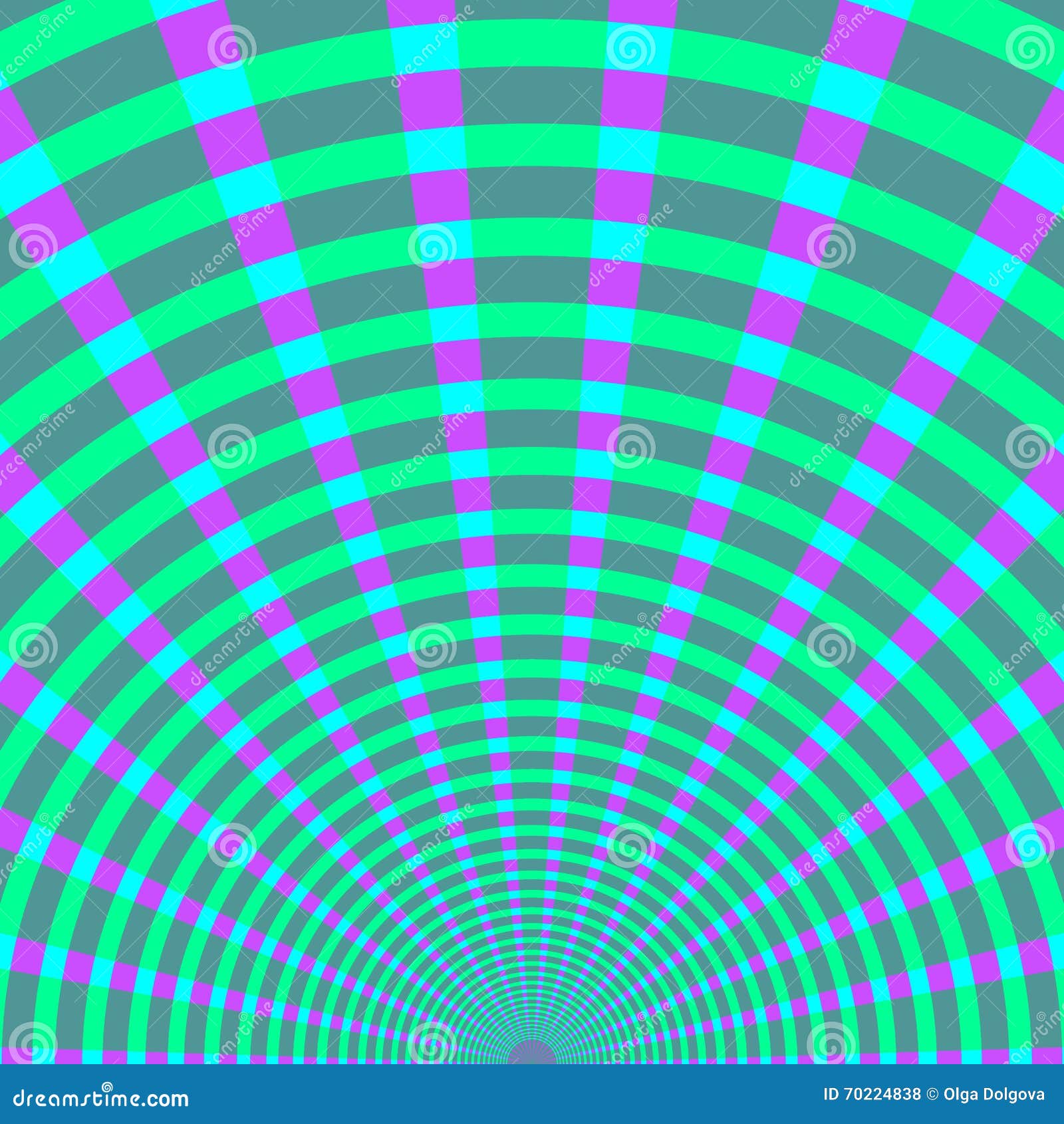 Blue-green sun s rays. stock illustration. Illustration of circles ...