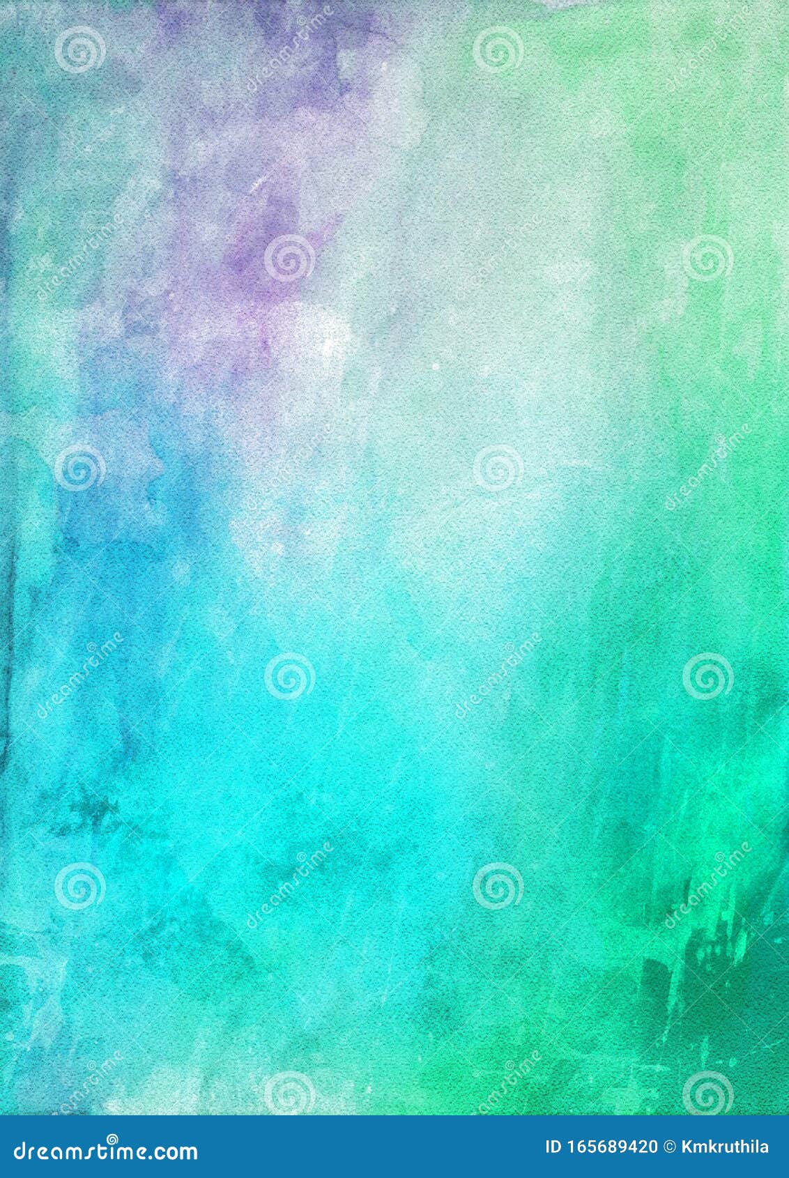 Blue and Green Watercolor Background Texture Stock Photo - Image of ...