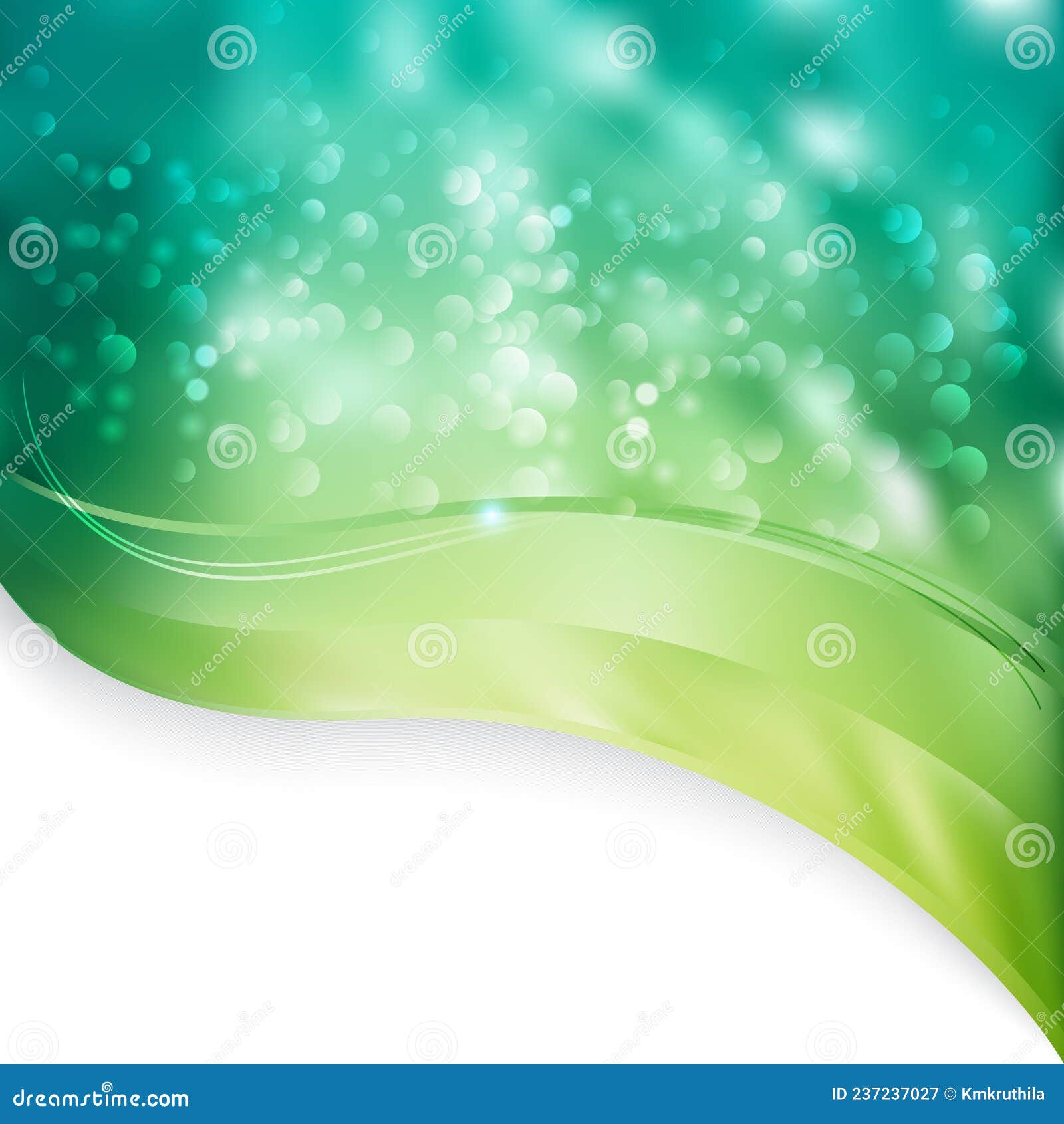 Blue and Green Wave Powerpoint Background Vector Image Beautiful Elegant  Illustration Stock Vector - Illustration of brochure, decorative: 237237027