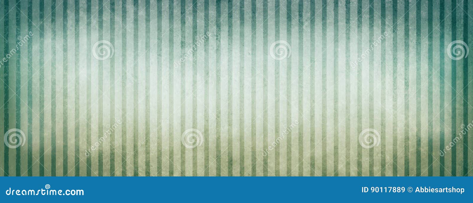 blue green and white beige striped background with vintage texture  and vignette borders