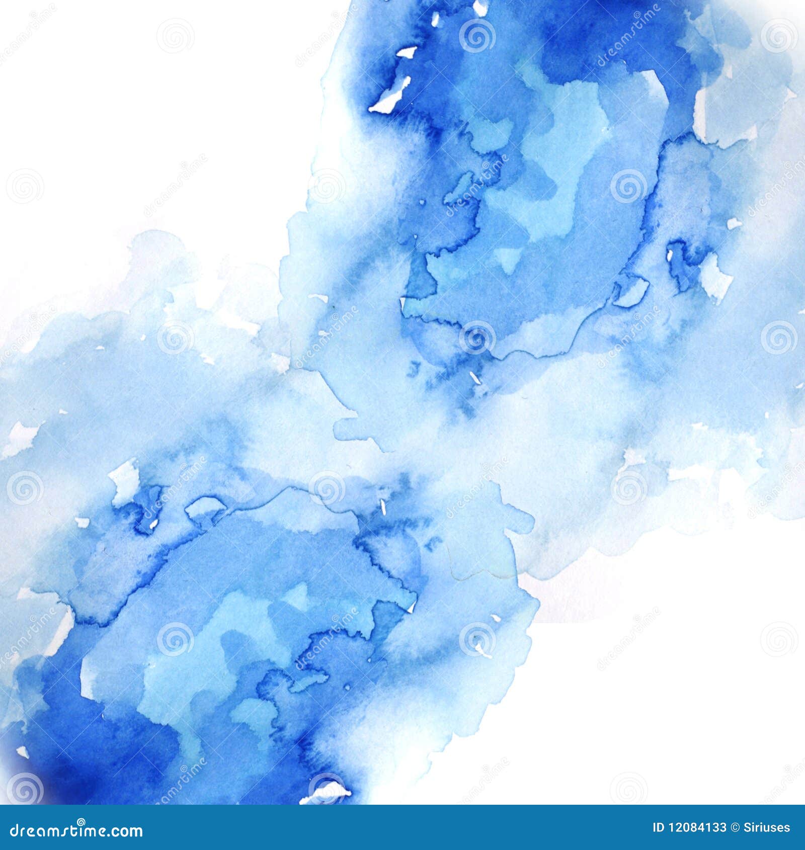 Blue Grunge Watercolor Background Stock Illustration - Illustration of  grunge, creativity: 12084133