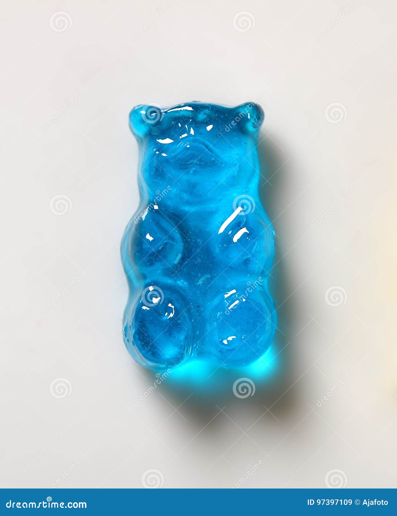 Blue Gummy bear editorial stock image. Image of chewy 97397109