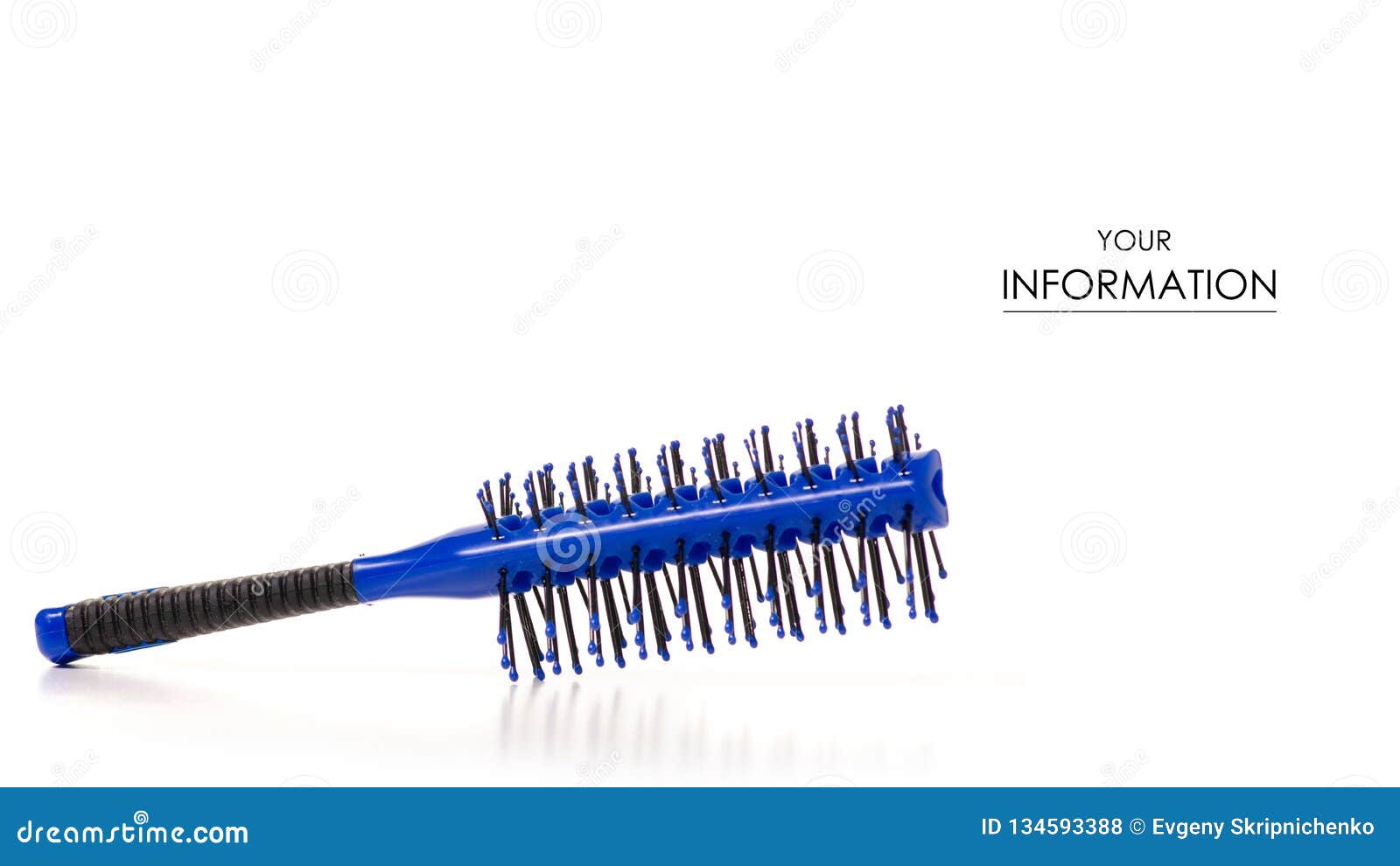 Blue Hair Comb - wide 6