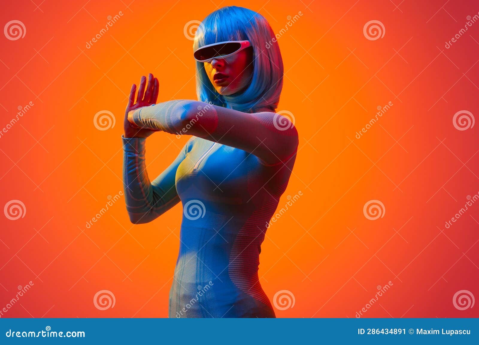 9. Blue-haired alien costume - wide 7