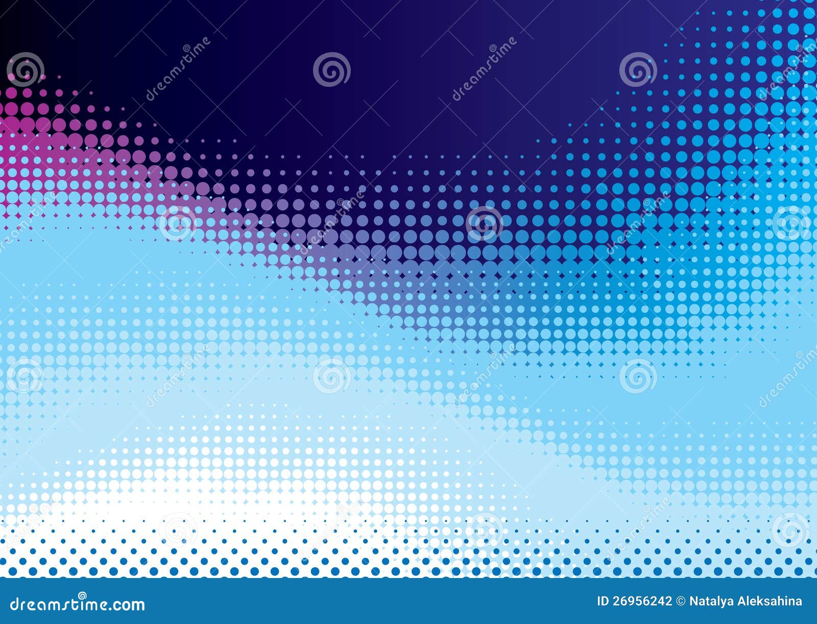 blue halftone background