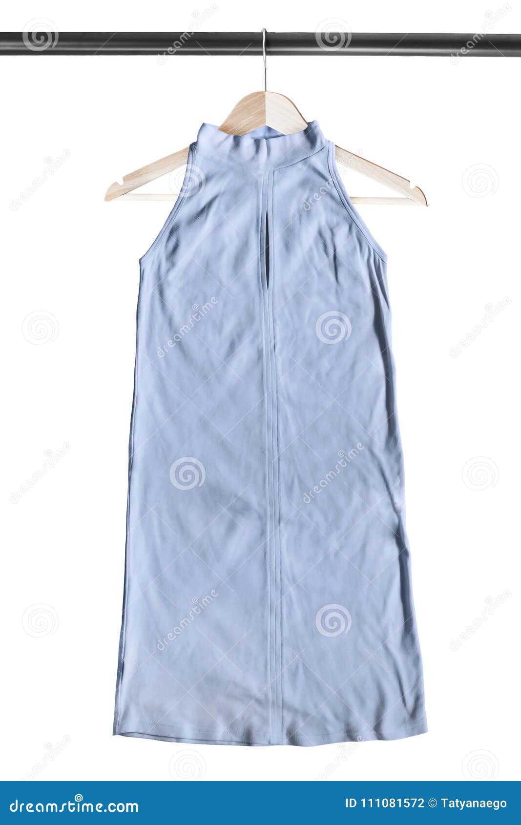 Dress on clothes rack stock photo. Image of cloth, industry - 111081572