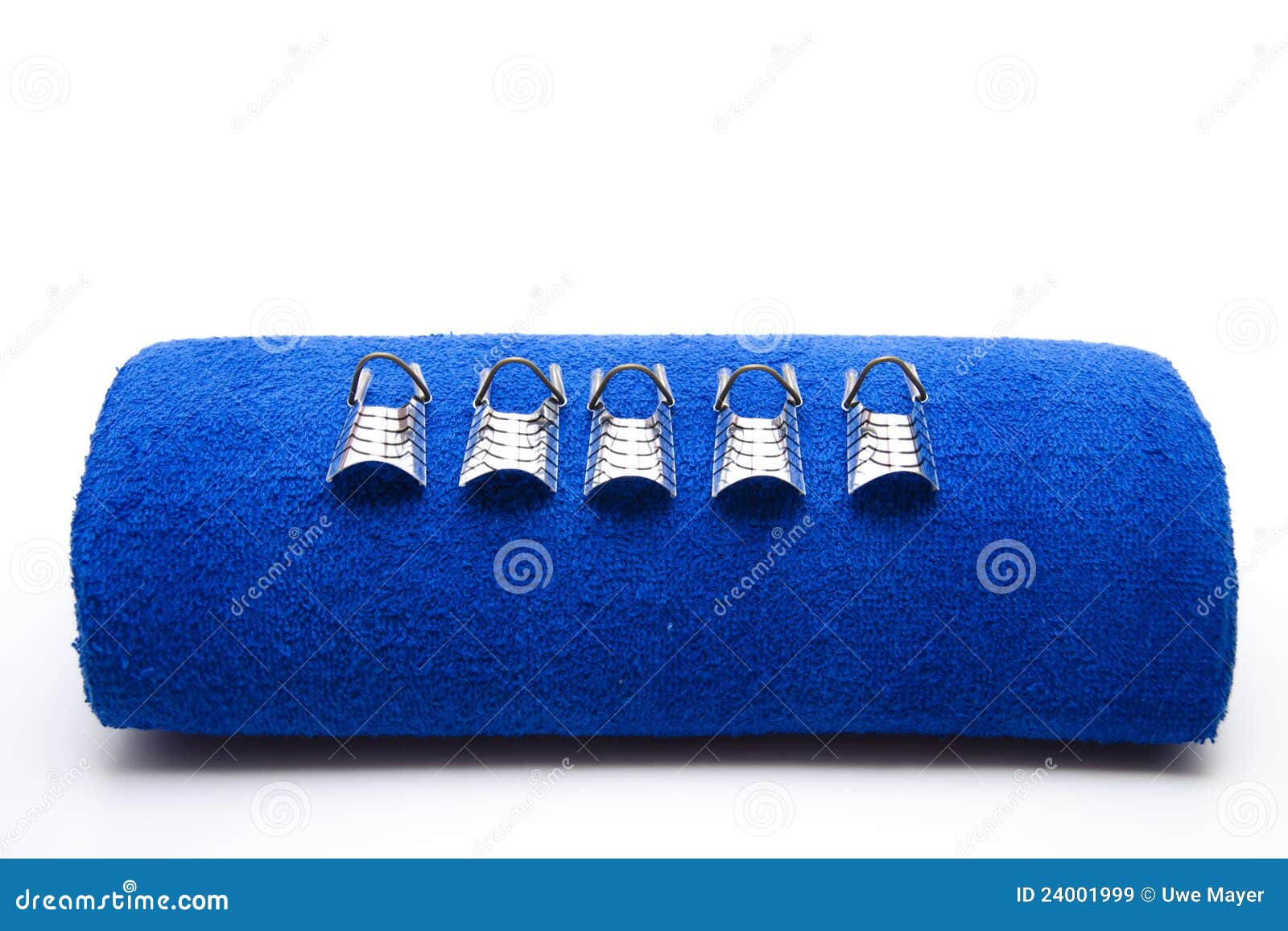 Blue Hand Layer and Fingernail Templates Stock Image Image of