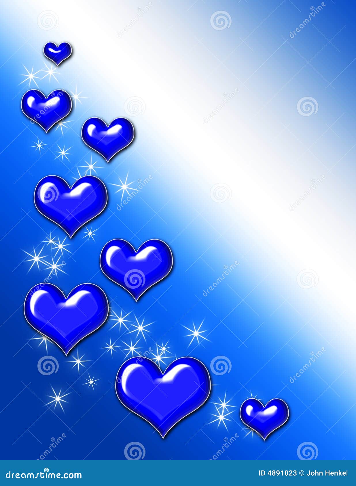 blue heart wallpaper