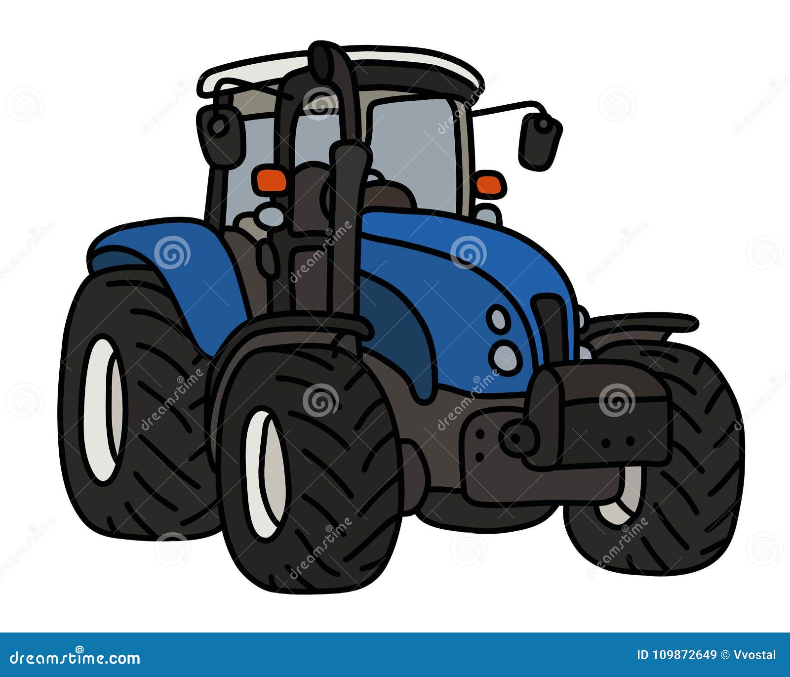 Blue Tractor Stock Illustrations 1,562 Blue Tractor Stock