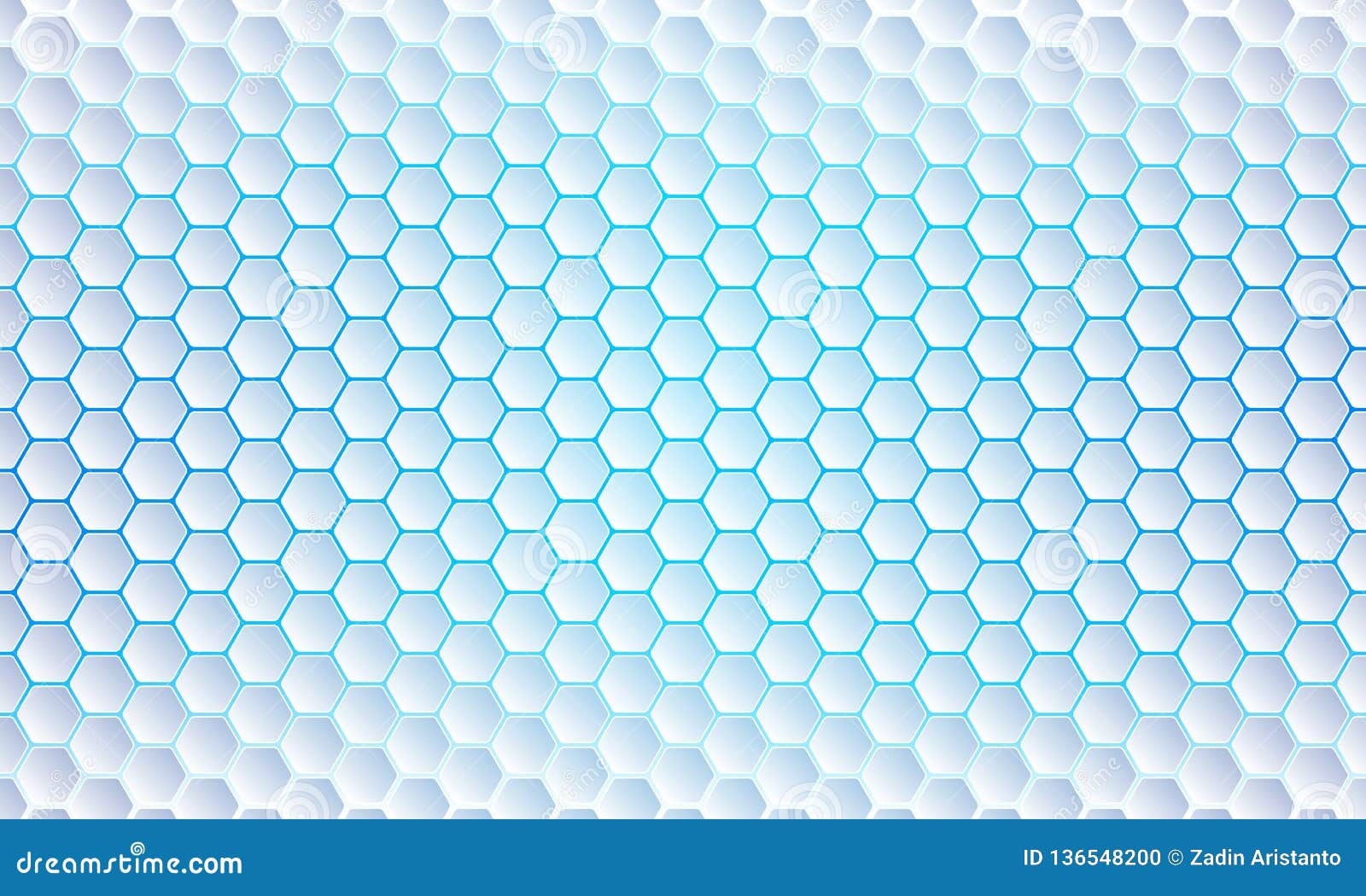 blue hexagon background, modern abstract, futuristic geometric  background